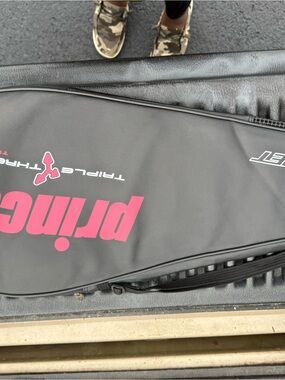 Prince Black and Pink Tennis Racket Case